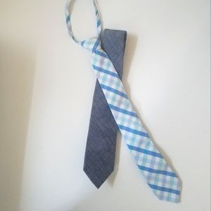Boys Pair of Cotton Neck Ties